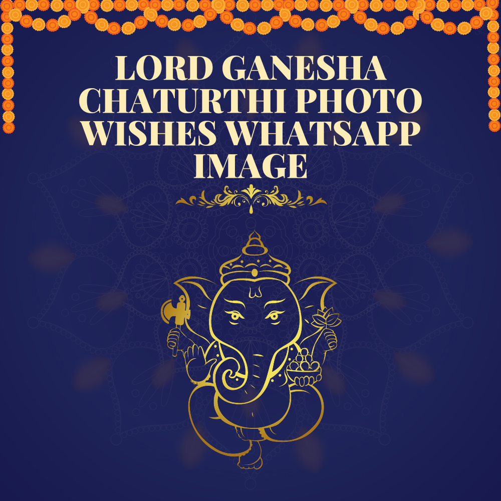 Happy Ganesh Chaturthi Wish Card Card